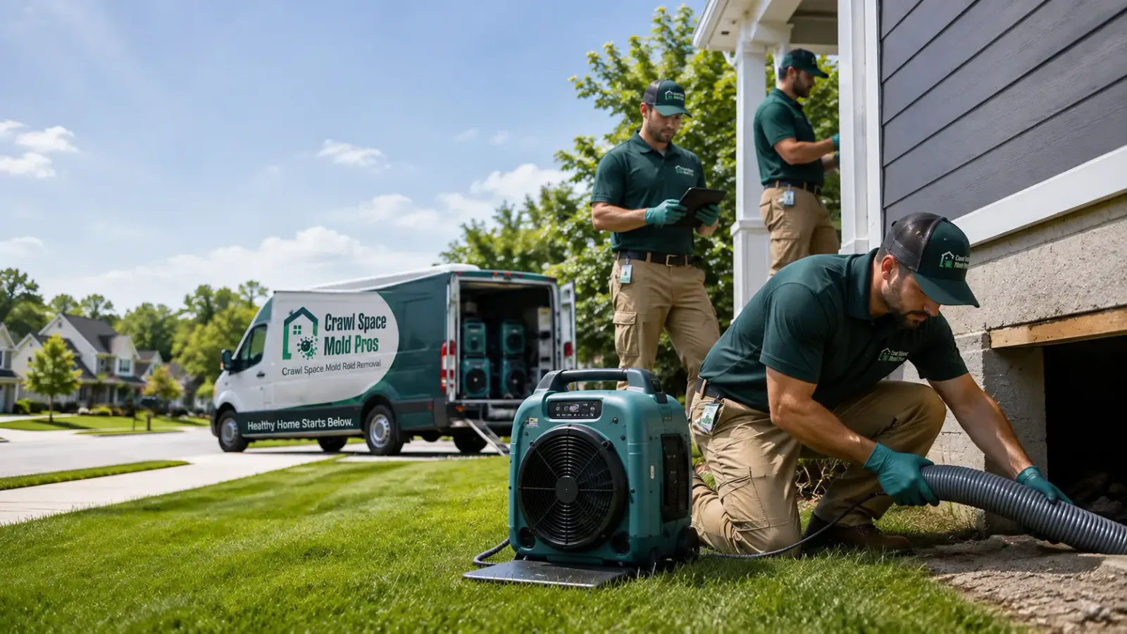 Crawl Space Mold Removal in Callery, PA